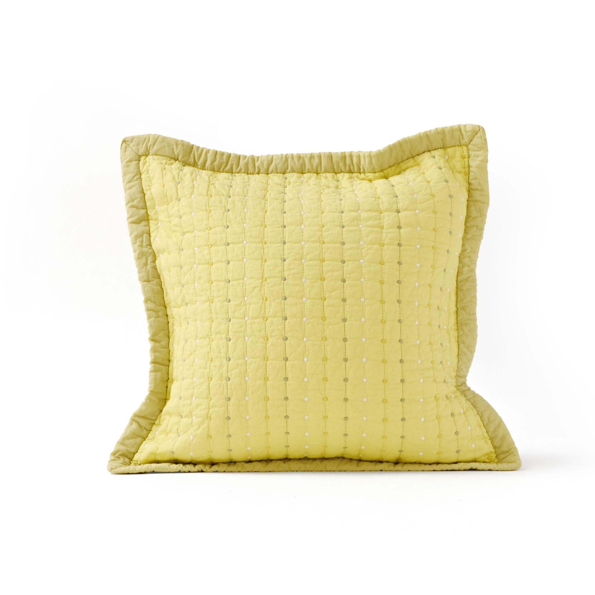 クッションカバー[ドットステッチキルト] M (45×45cm)