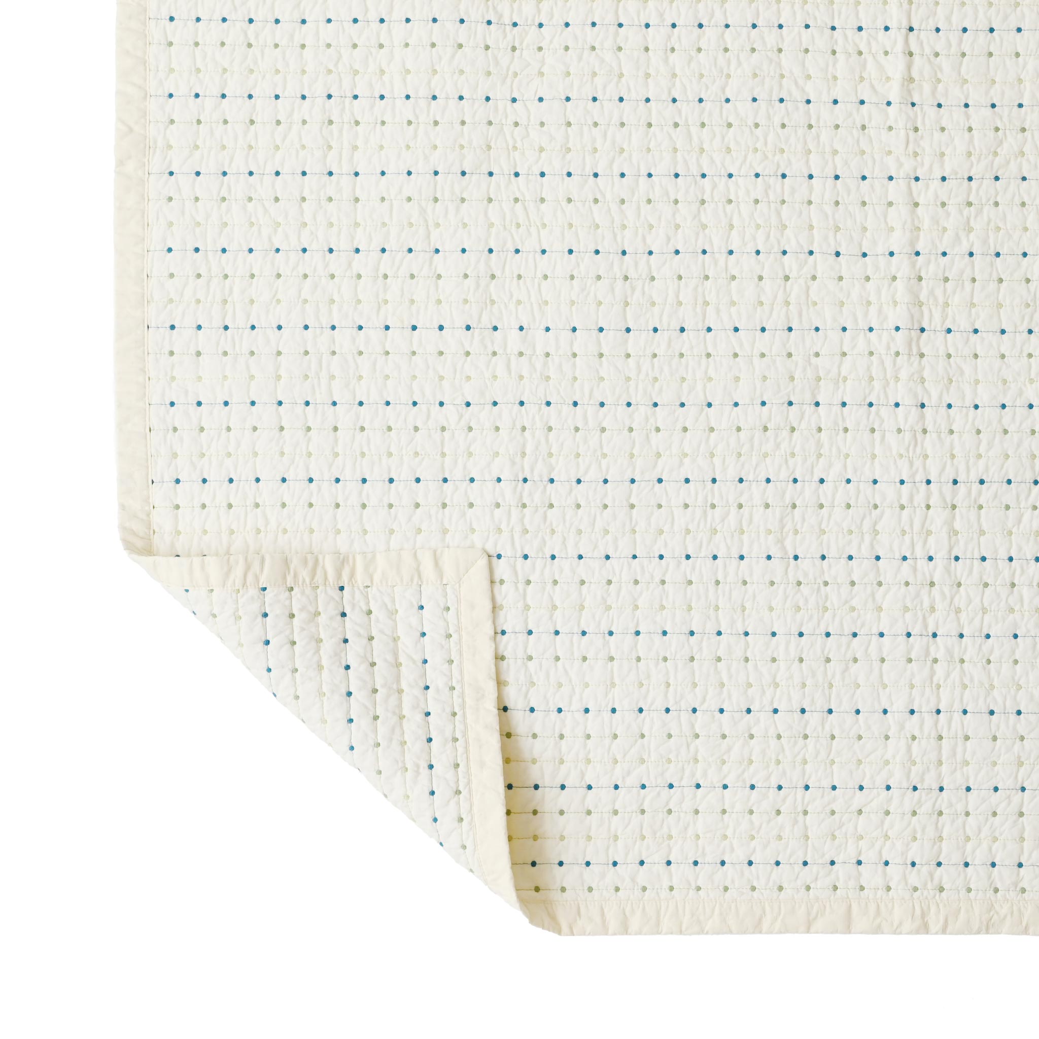 キルトケット[ドットステッチキルト] B 100cm×140cm