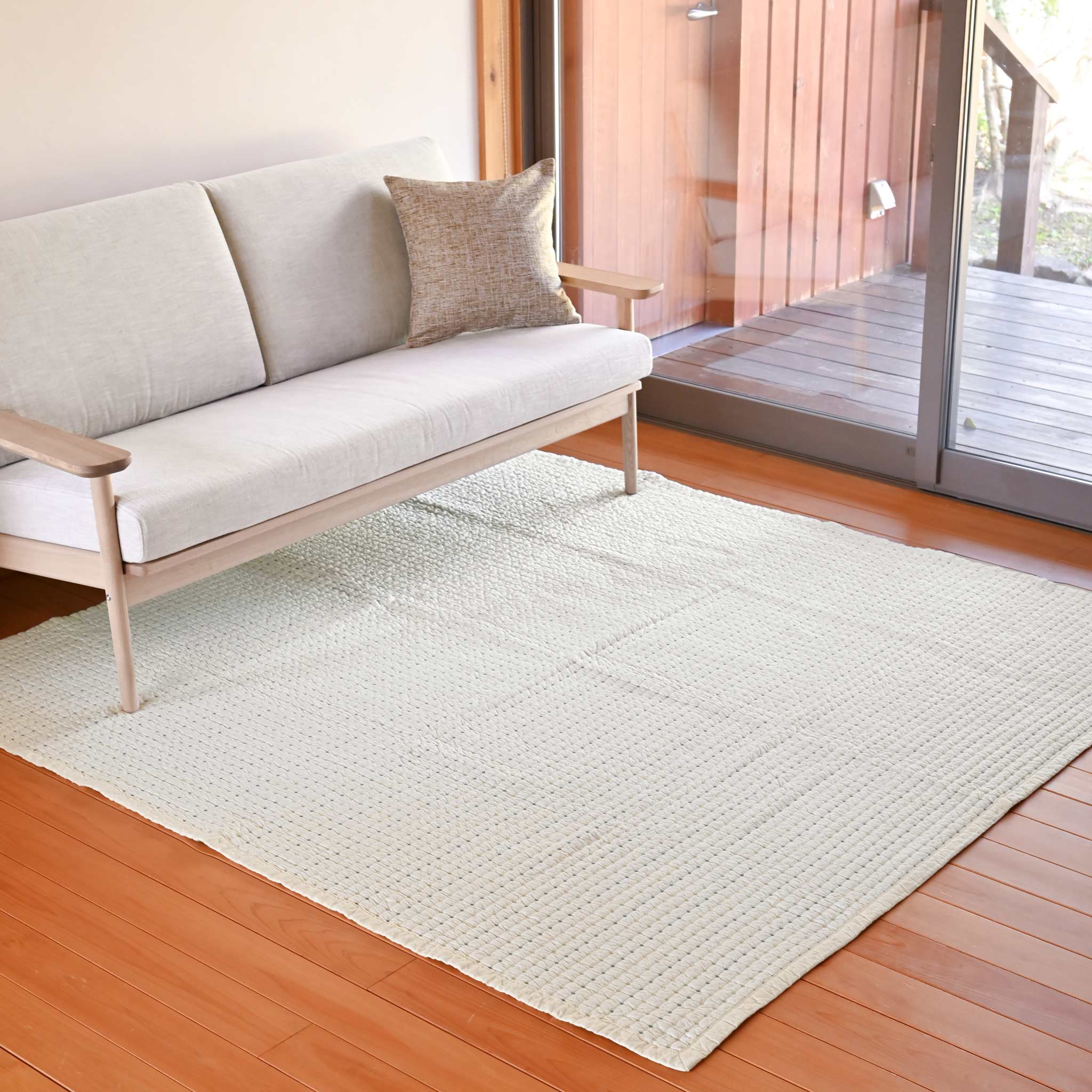 フリーキルト[ドットステッチキルト] A 190cm×190cm