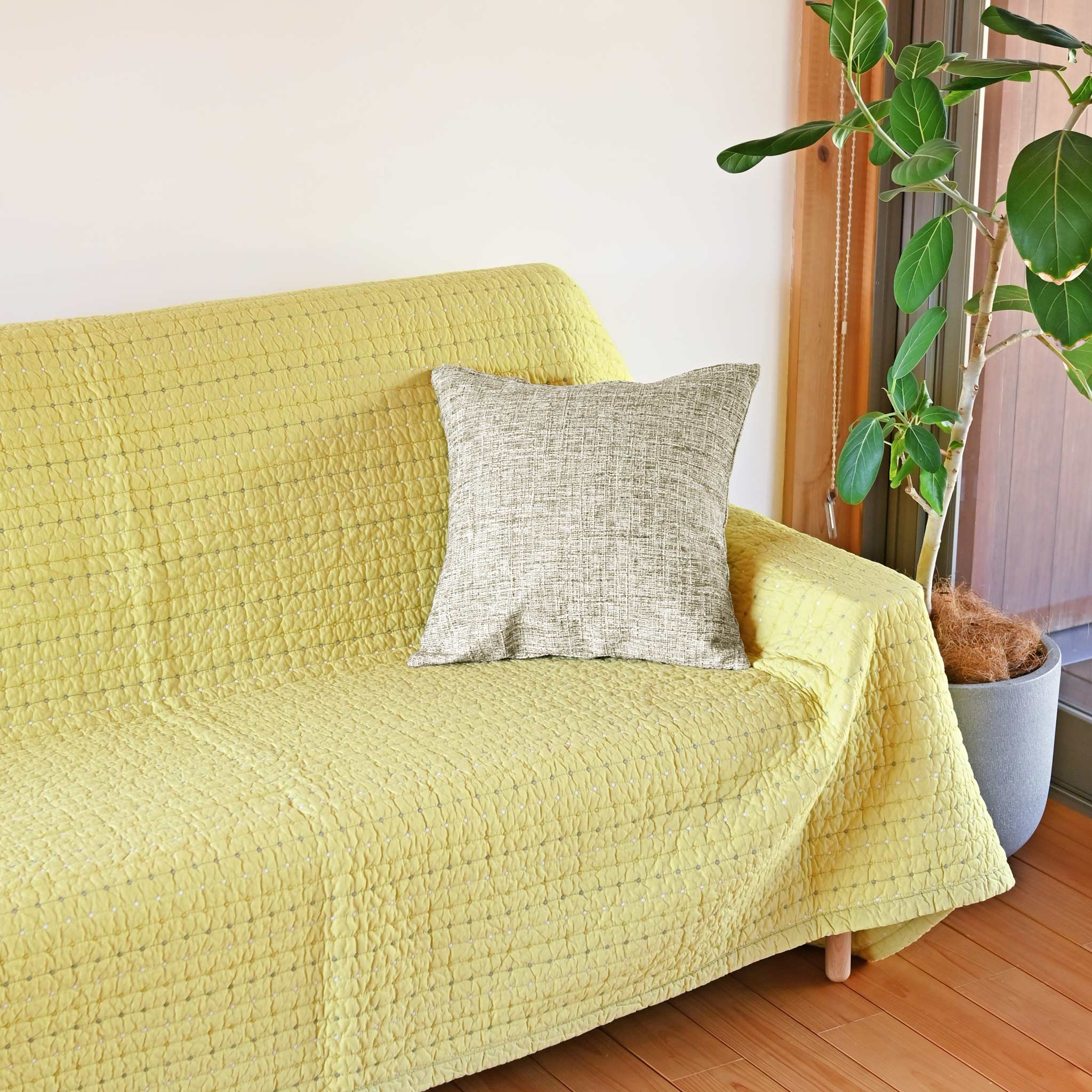 フリーキルト[ドットステッチキルト] B 190cm×250cm