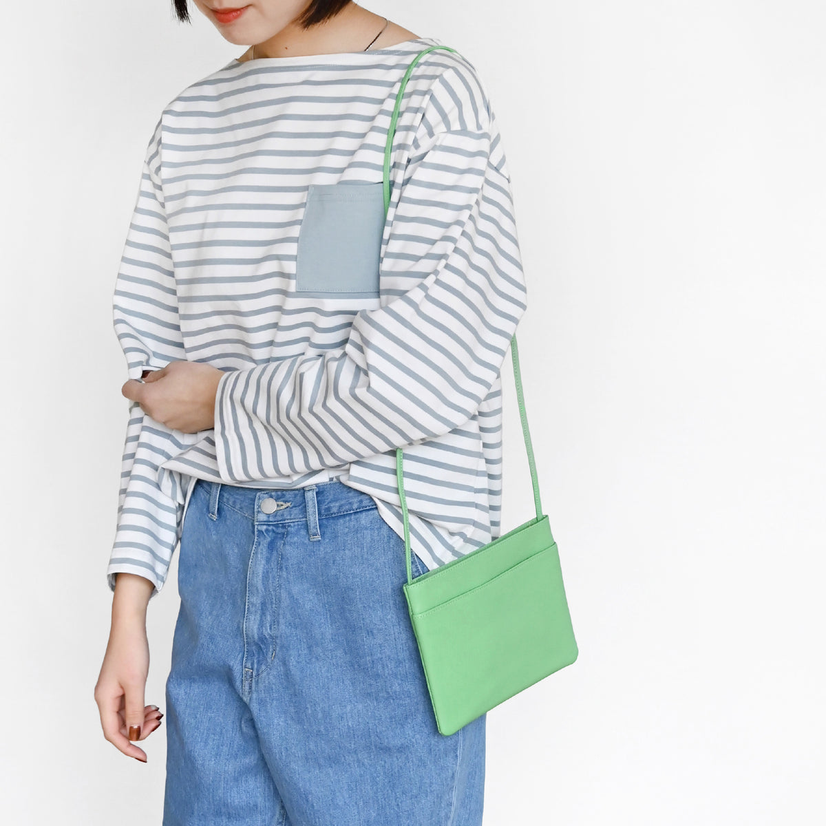 chevon サコッシュ白 BLUE PORT x 横濱帆布鞄】M24A4 SACCOCHE｜アメカジファッション通販