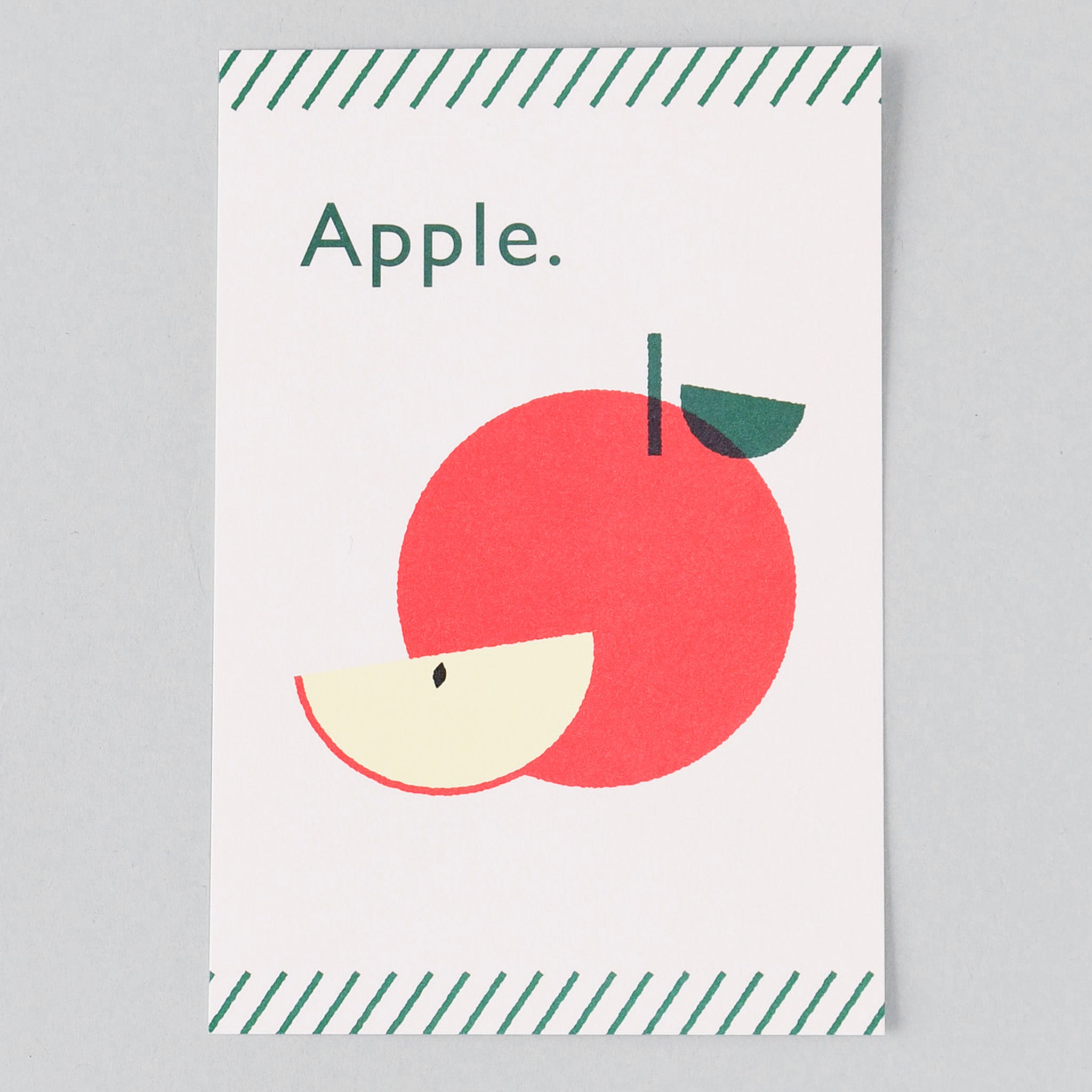 グリーティング ポストカード(Apple/Pear/HAPPY/ENJOY)