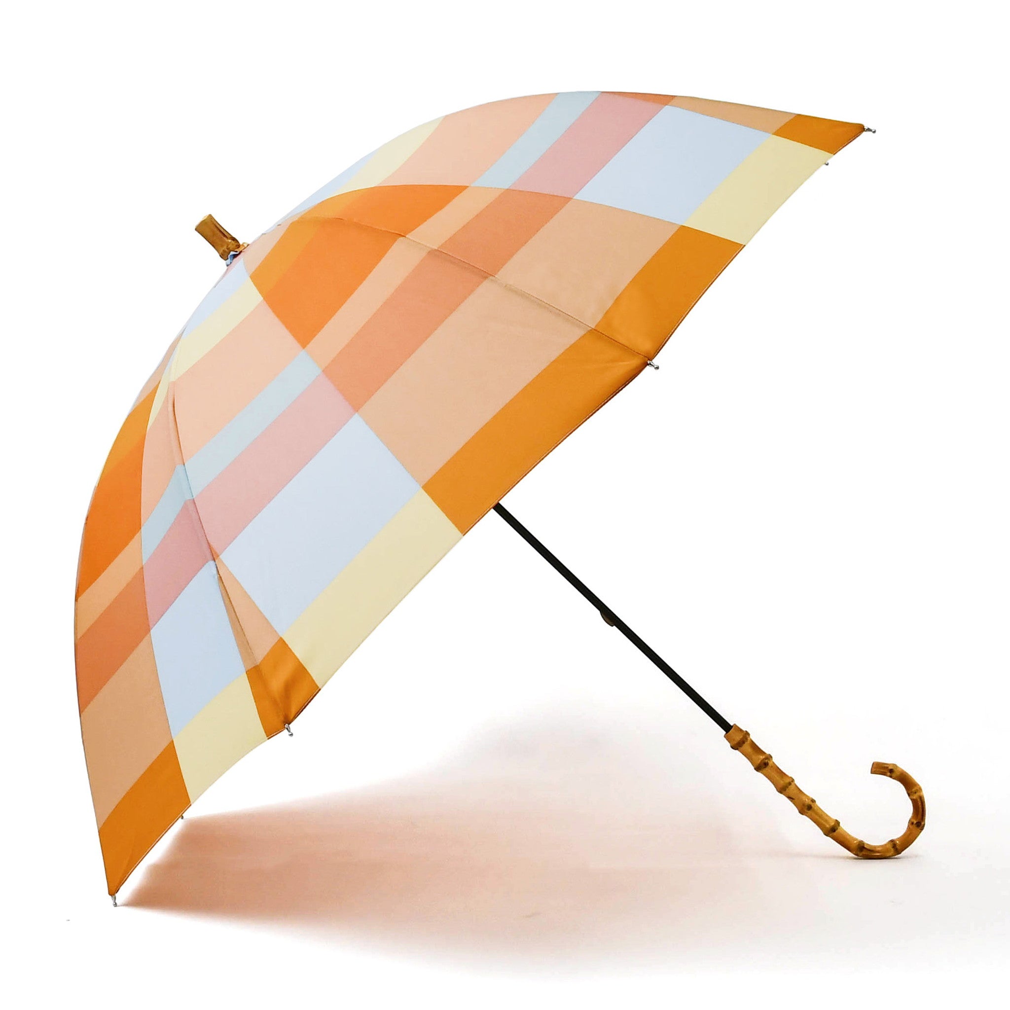 長傘 チェック 雨晴兼用