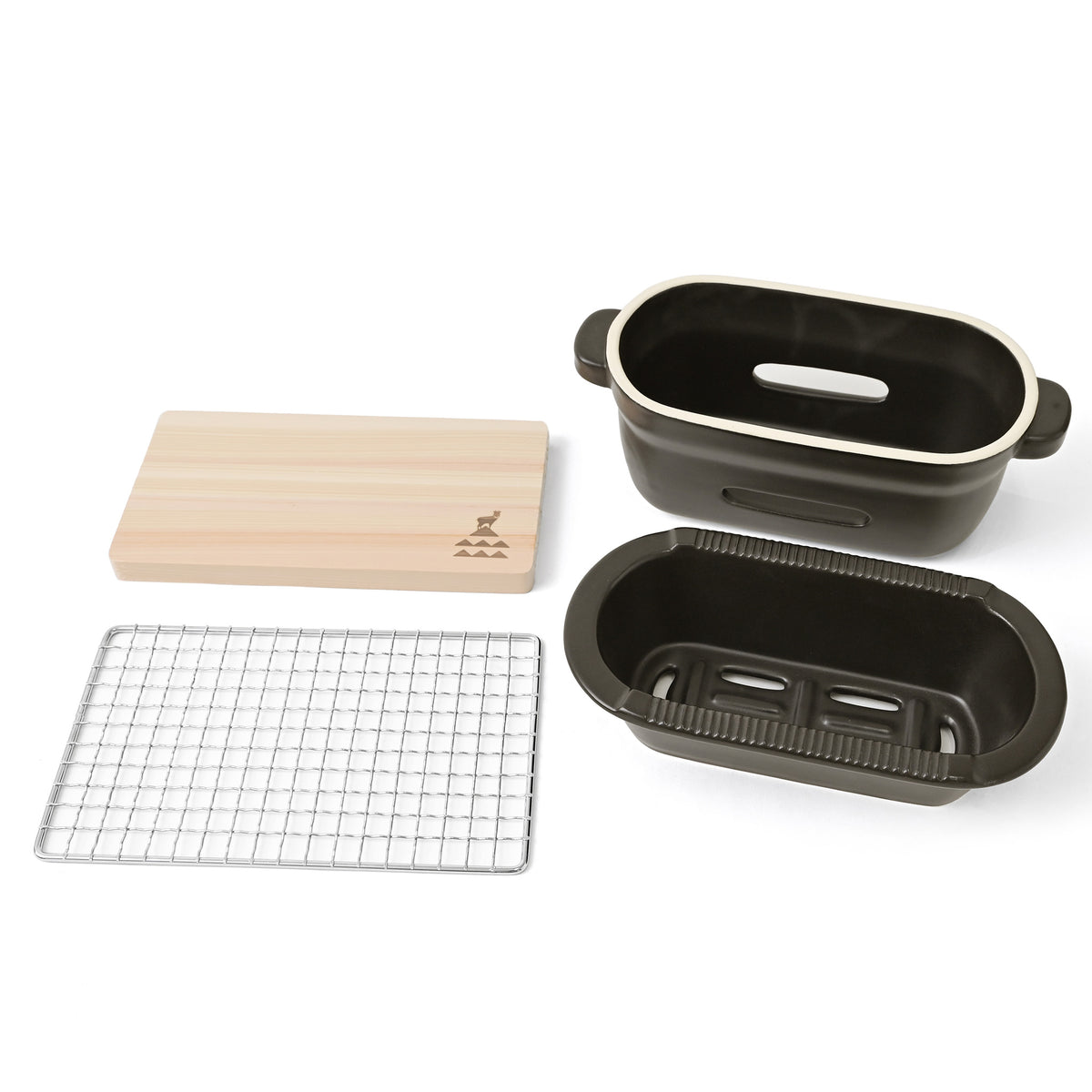 【かもしか道具店】陶の炭火コンロ 角
