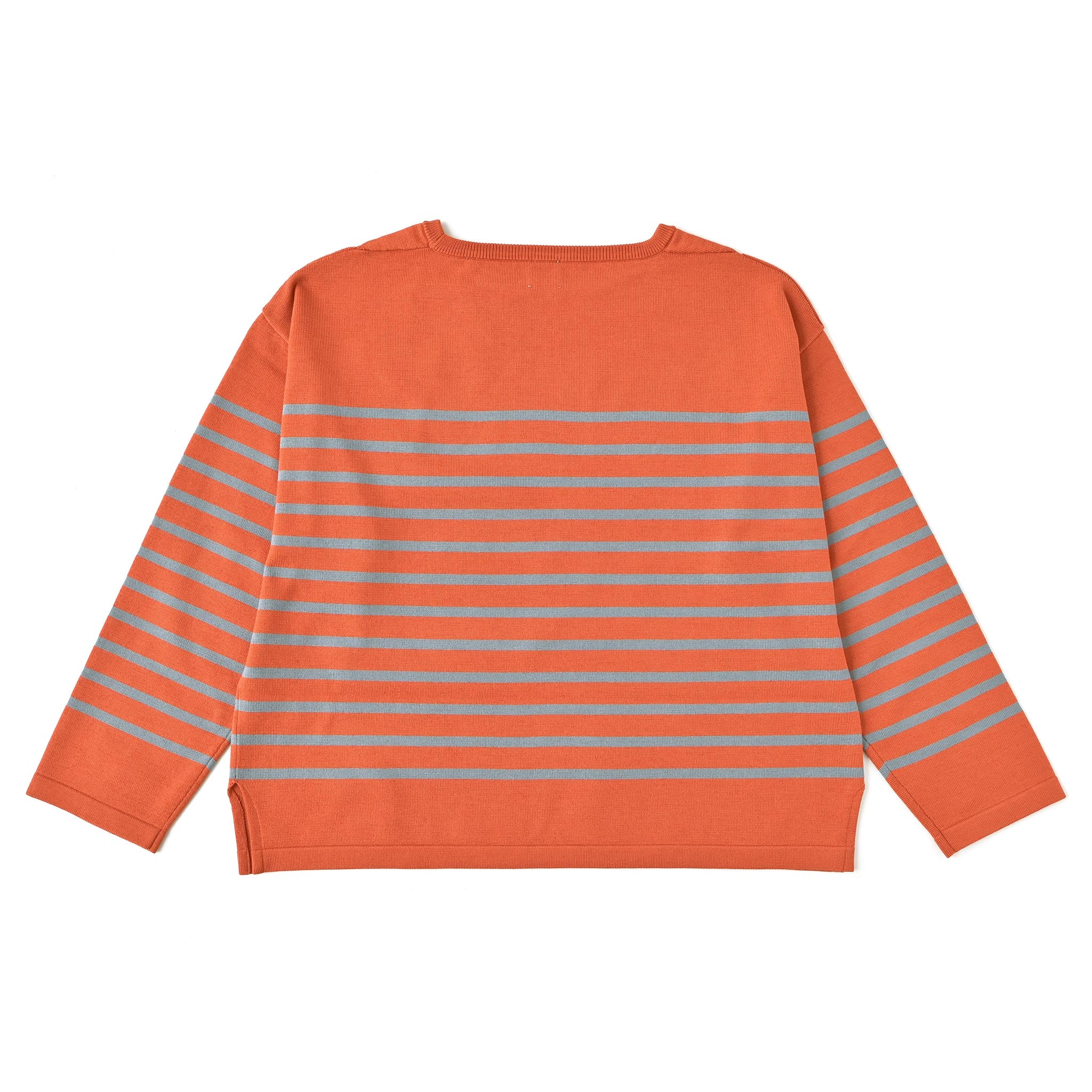 ORCIVAL ボーダー長袖Tシャツ サイズ2.オレンジ色