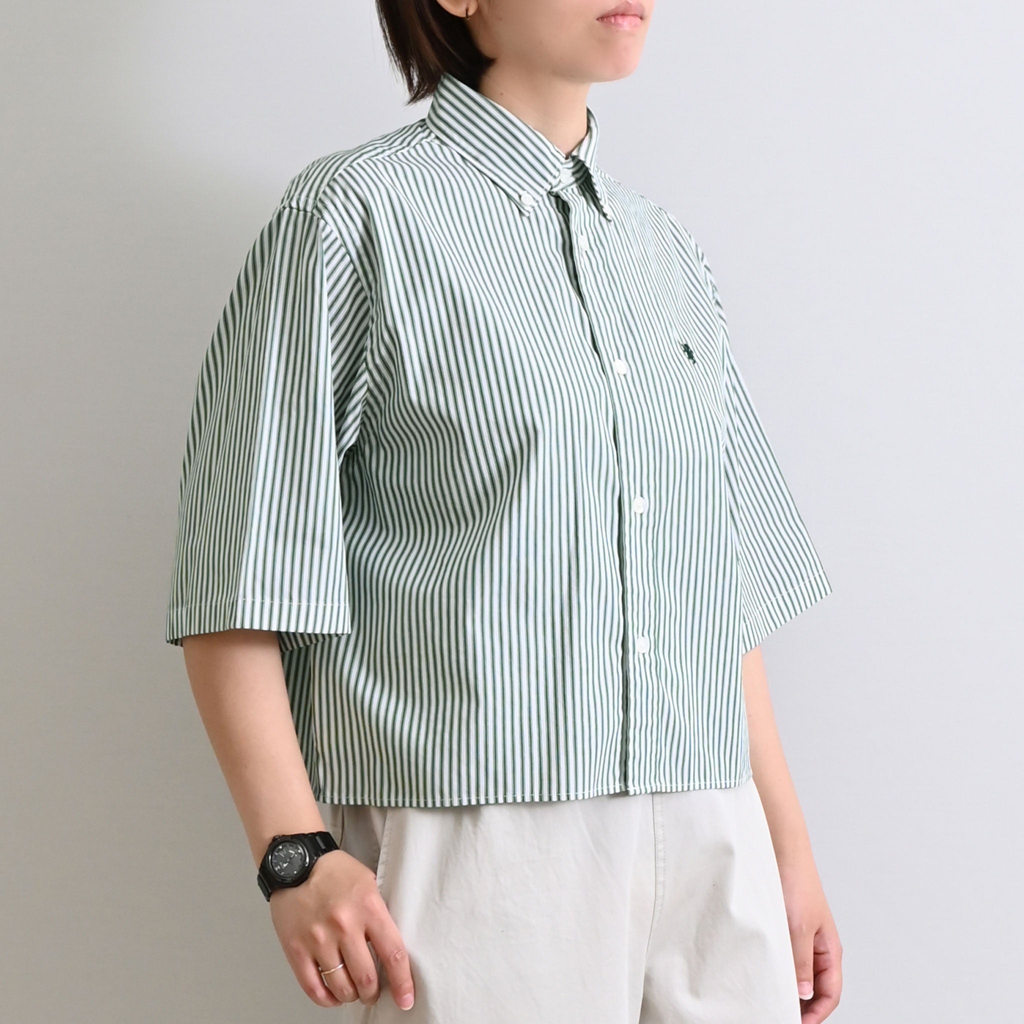 【GYMPHLEX】ショートボタンダウンシャツ B0367