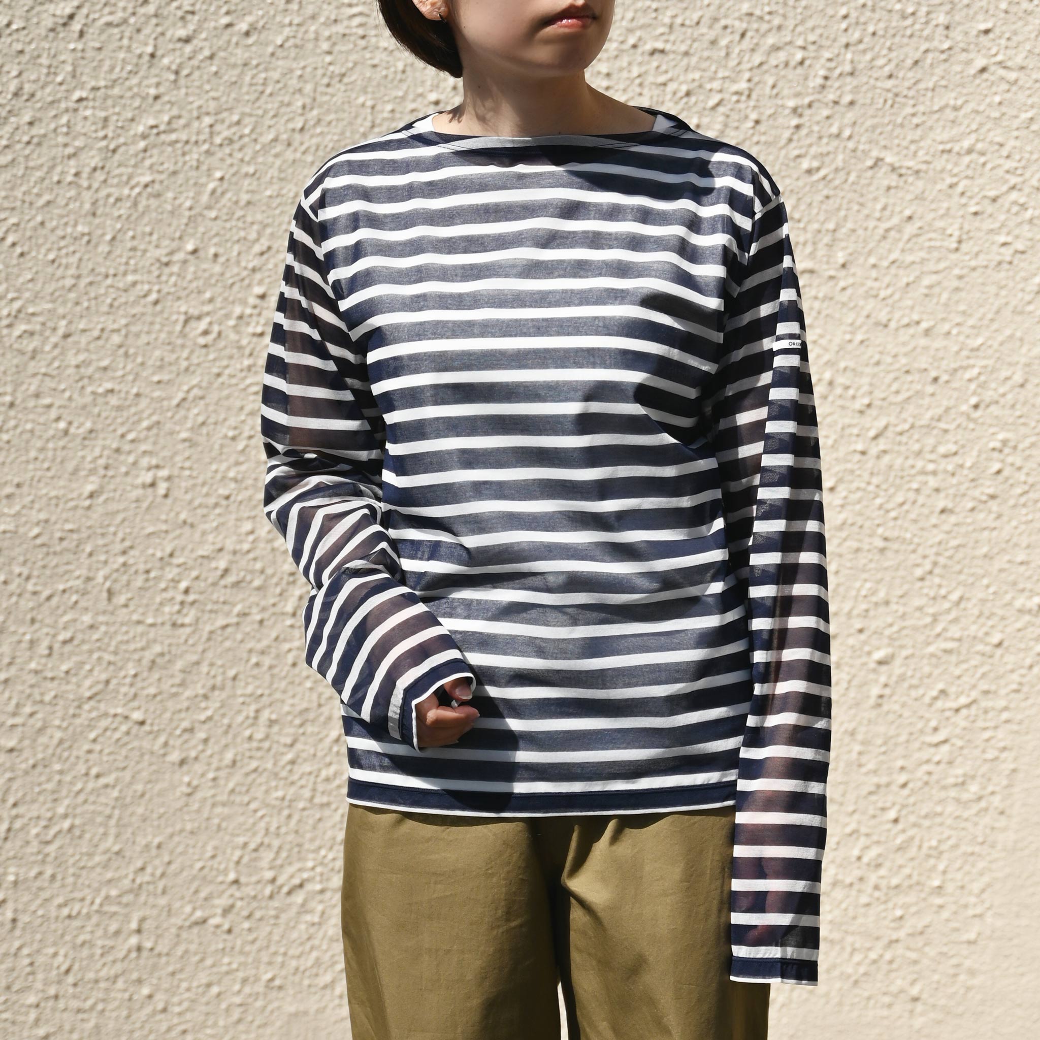 【ORCIVAL】ボートネックプルオーバー  C0461