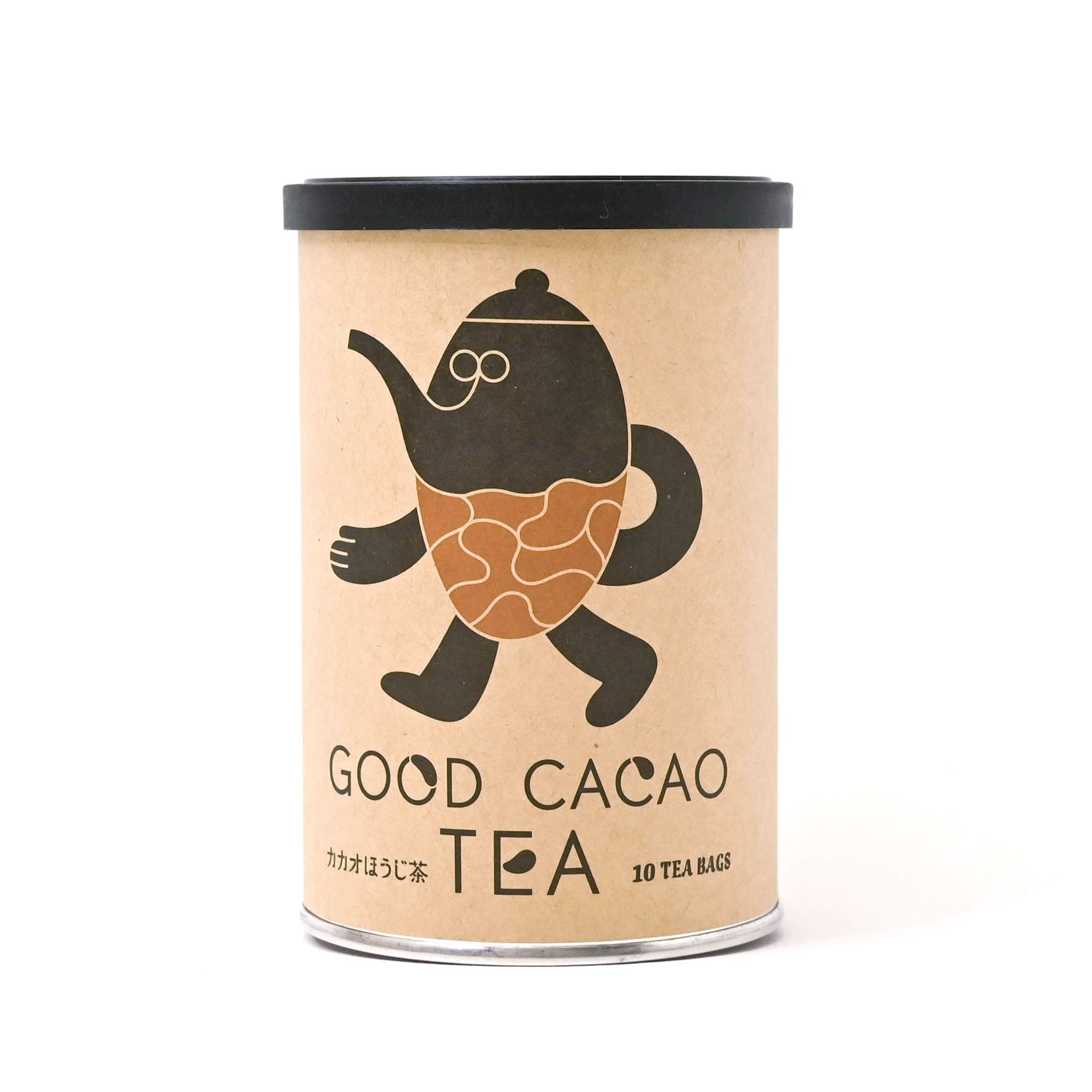 【GOOD CACAO/グッドカカオ 】カカオほうじ茶 缶