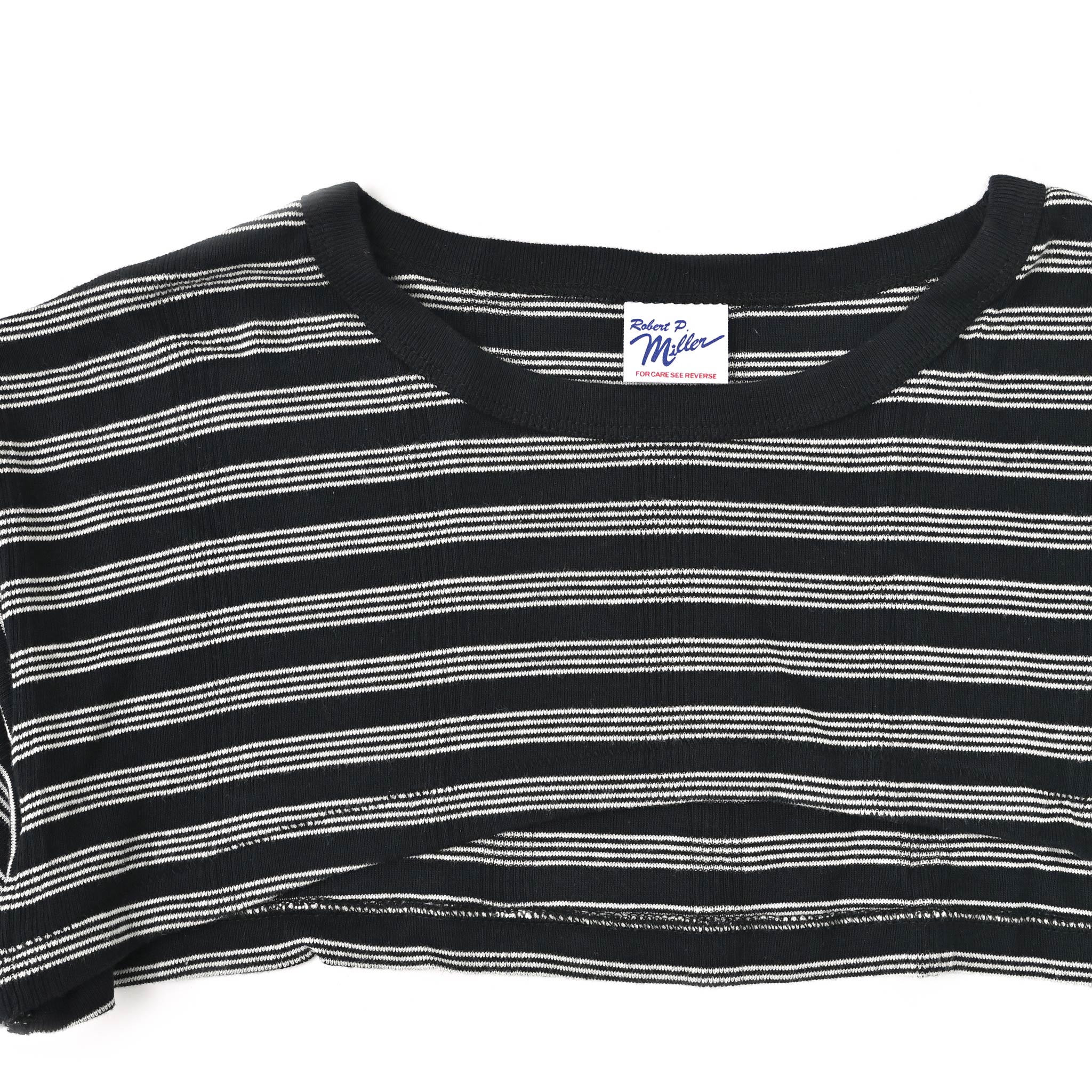 【 】 Modern Rib リブ クロップド Tシャツ Robert P.Miller / ロバートピーミラー】パネルリブクロップド