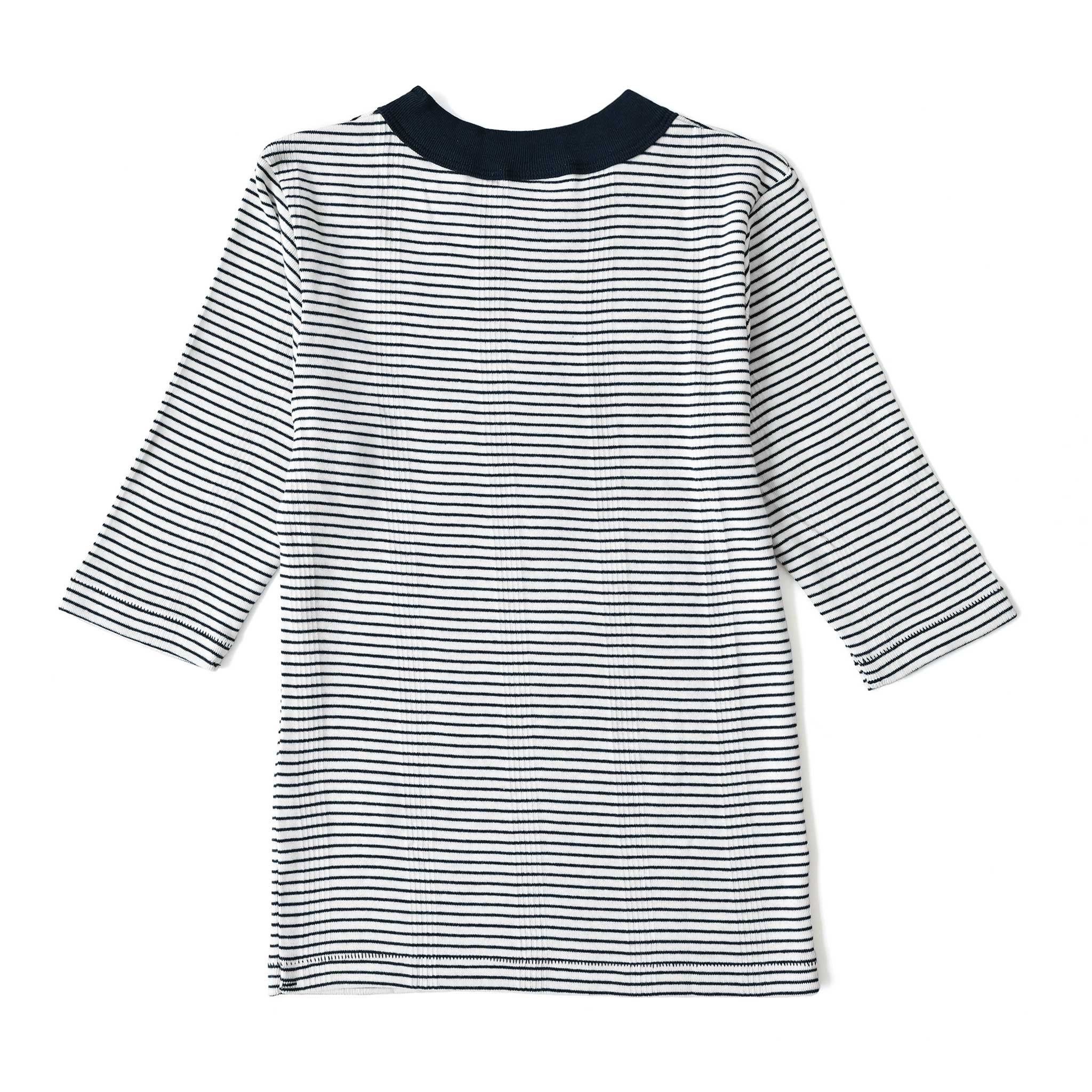 Robert P.Miller/ロバートピーミラー】パネルリブ5分袖Tシャツ