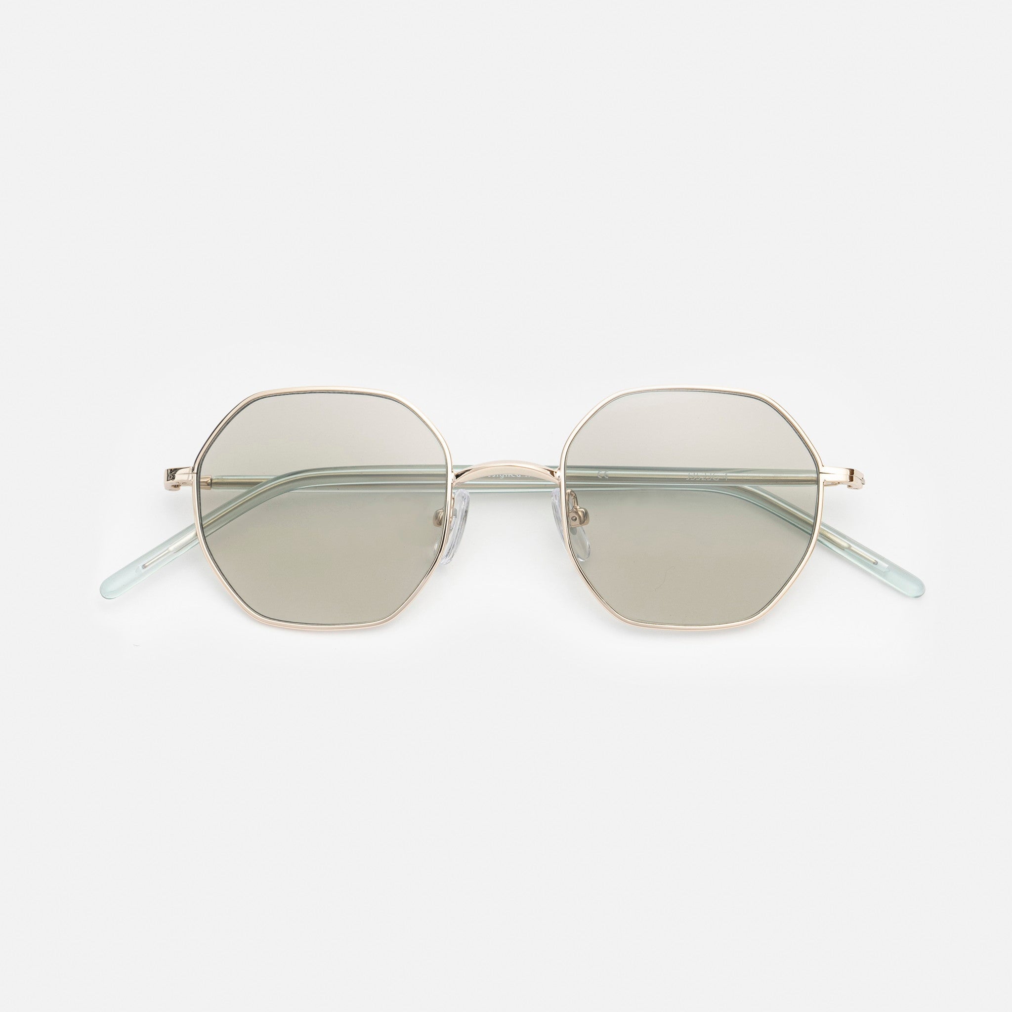 【Ciqi】CHERYL サングラス Sheer Green  Light Gray Lens sunglasses(シェリル シアーグリーン ライトグレーレンズ)