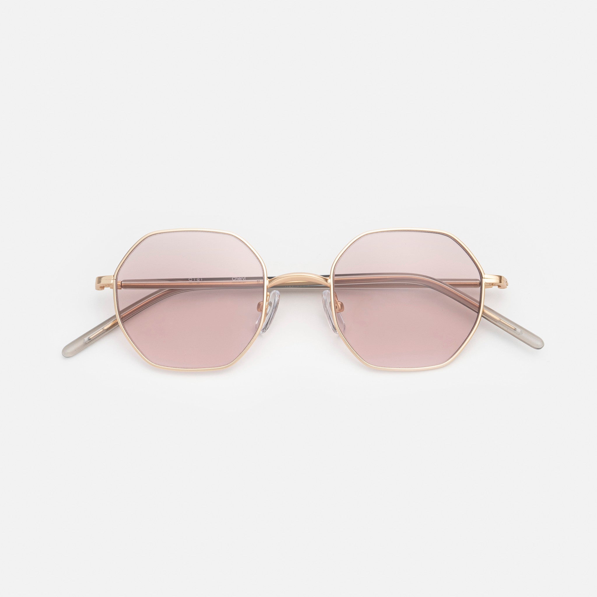 【Ciqi】CHERYL サングラス Sky Gray  Pink Lens sunglasses(シェリル スカイグレー ピンクレンズ)