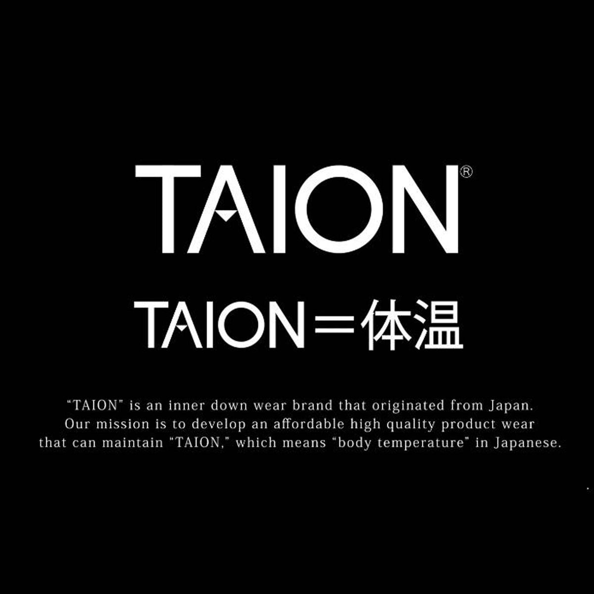 【TAION 】ショートダウンジャケット