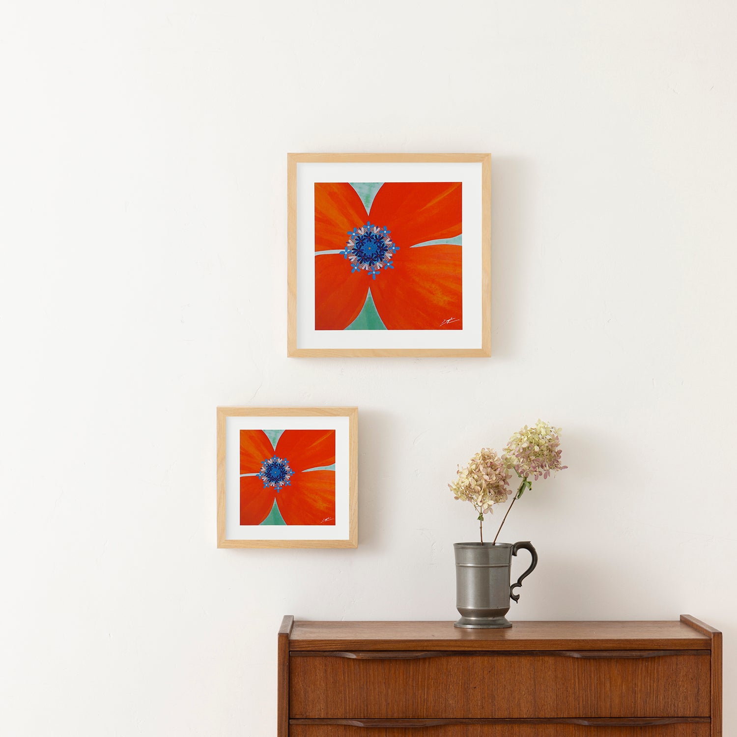 クォーターリポート 】アートポスター FAIRY FLOWER 30×30cm | deux C