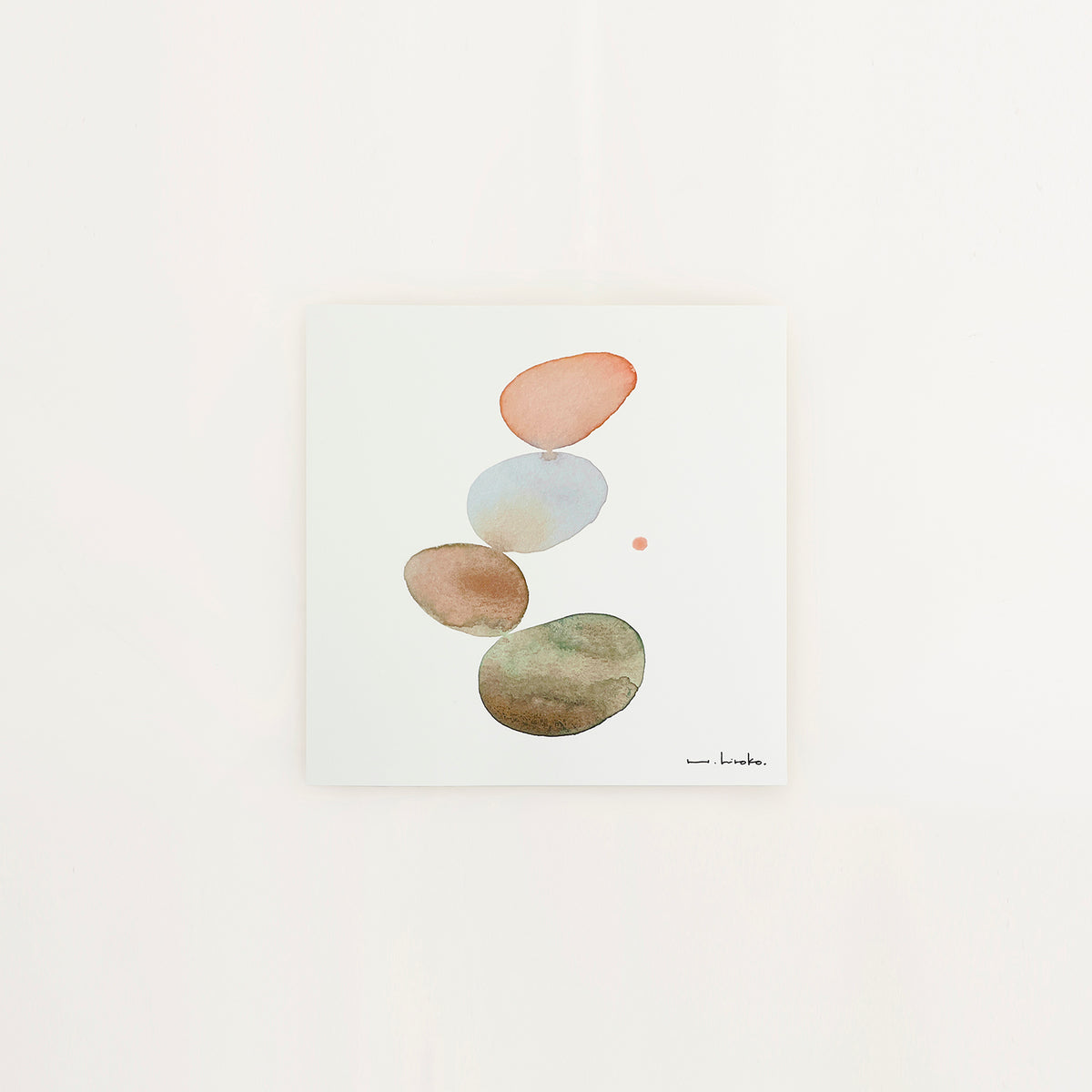 専用 ia O'Keeffe アートポスター フレーム付き２点 クォーターリポート 】アートポスター RHYTHM 20×20cm | deux C(ドゥ