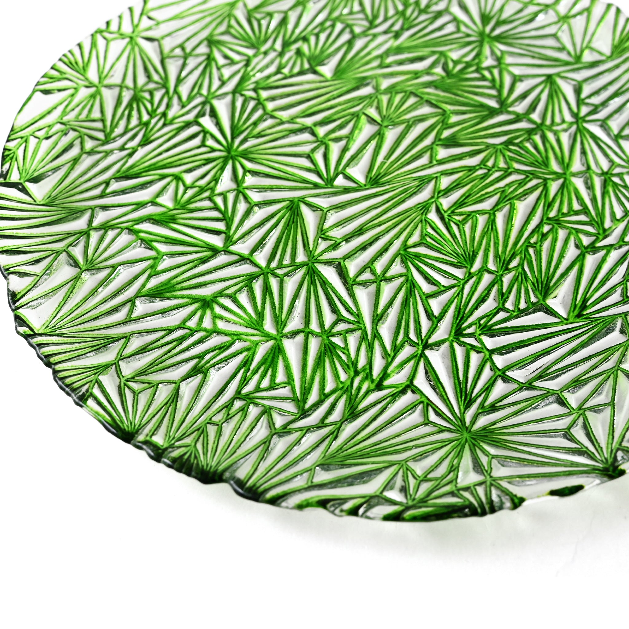 プリズム ガラスプレート 27cm