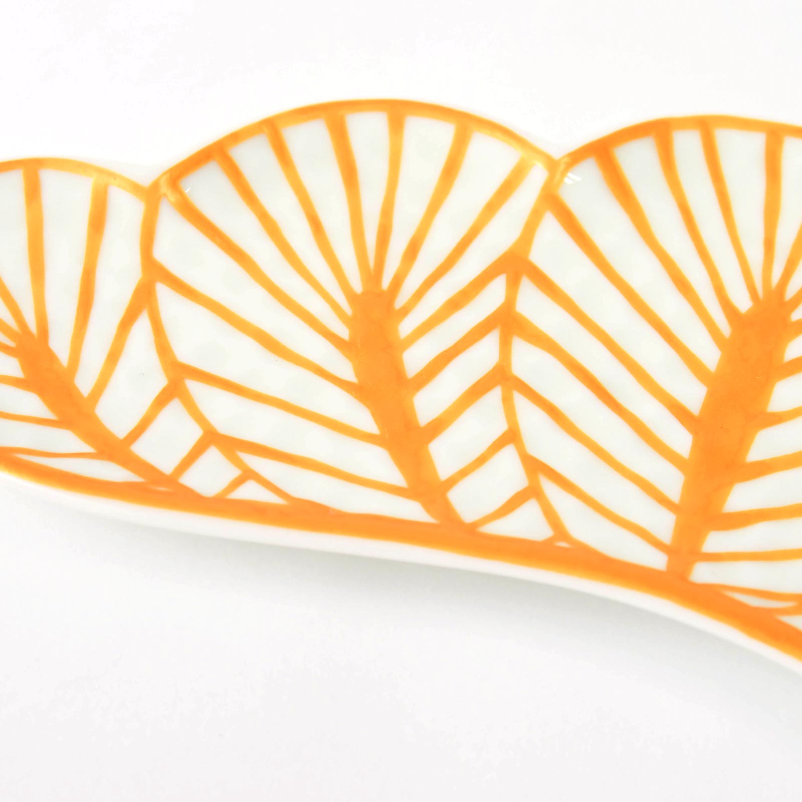 【幸楽窯】金彩松葉皿