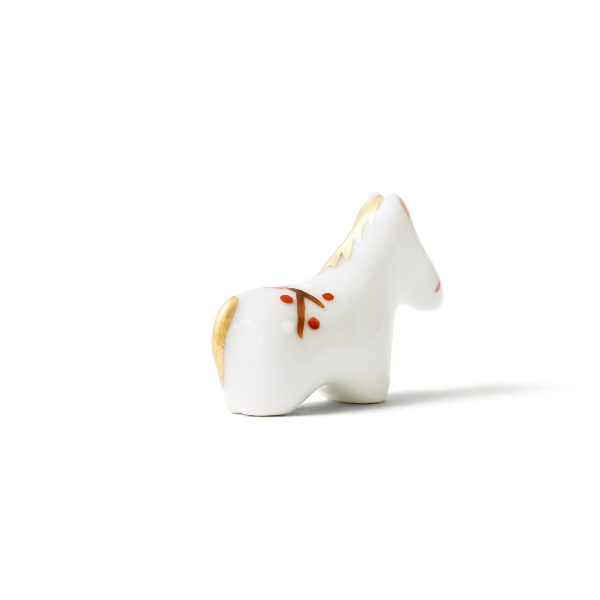 干支(午) 迎春草花 箸置き 梅