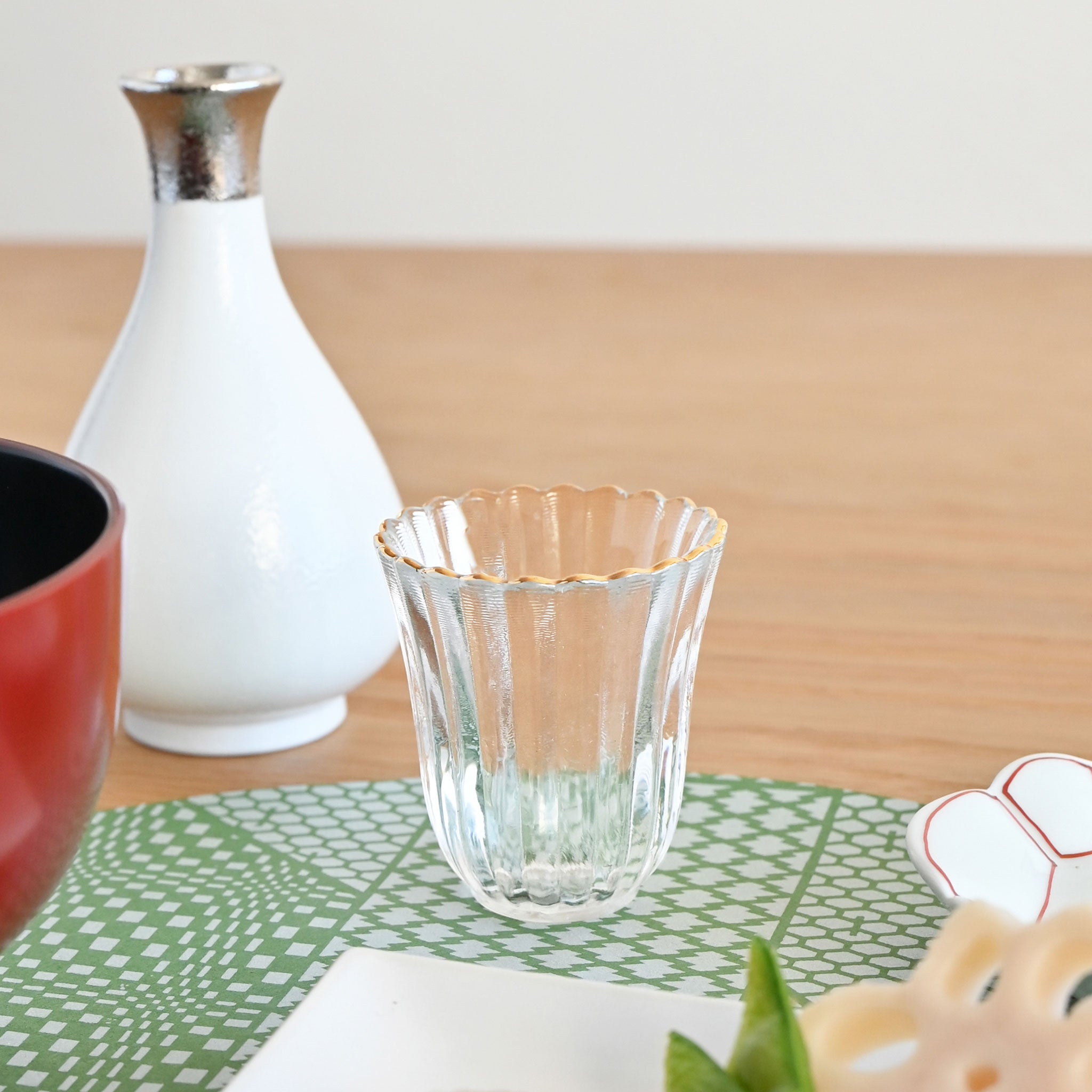 【曽根工芸】口金菊割盃