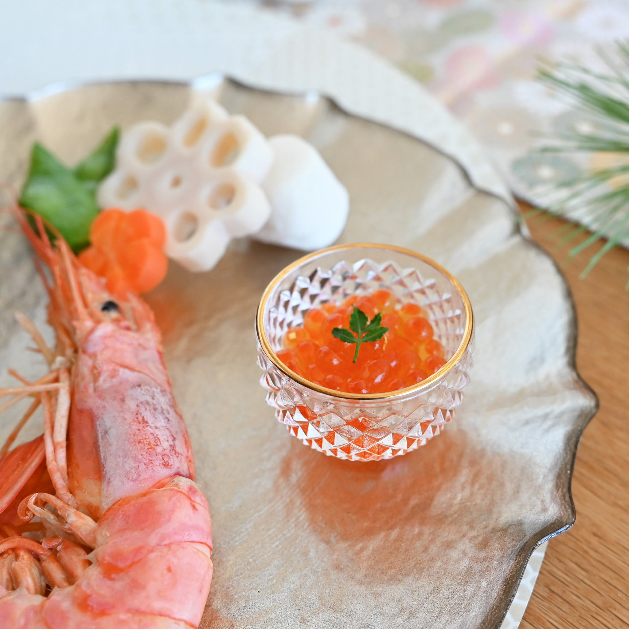 【水崎硝子】金付豆小鉢　