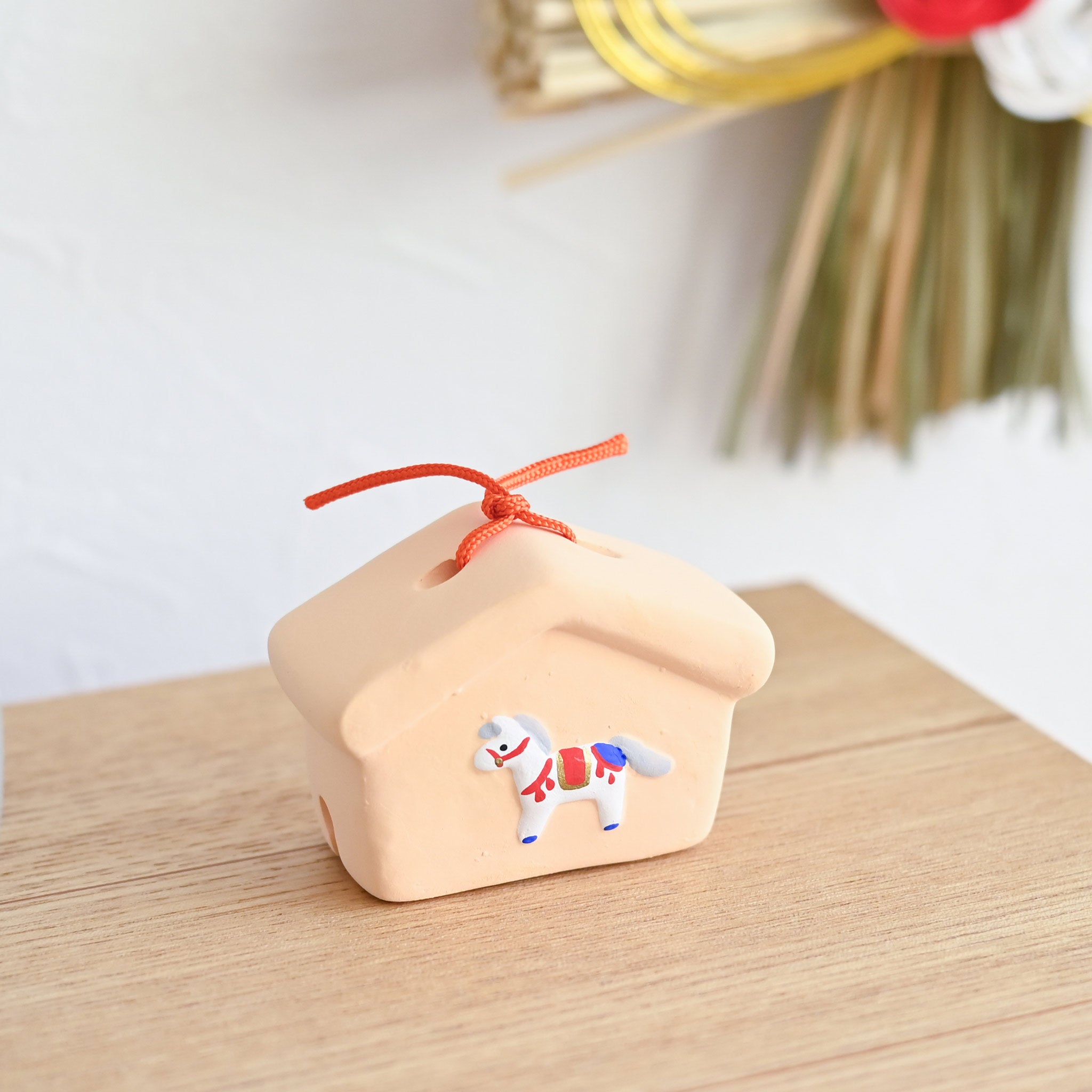 開運午土鈴 絵馬