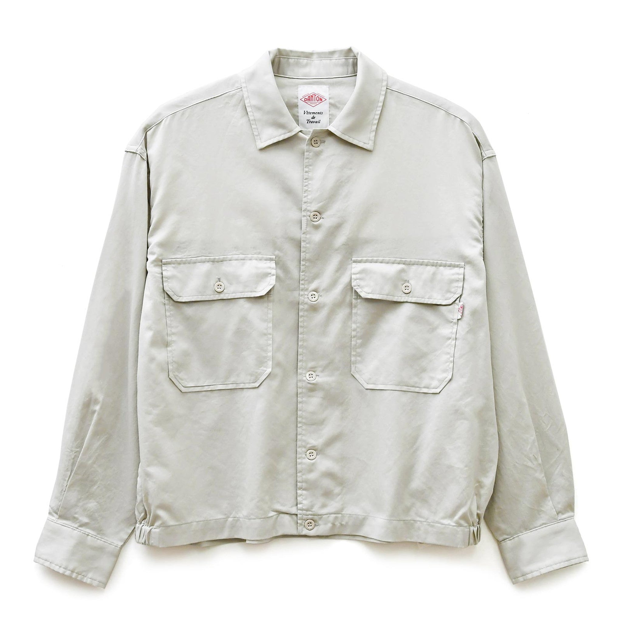 楽天市場】DANTON [ダントン] W DENIM COLLARLESS SHORT JACKET