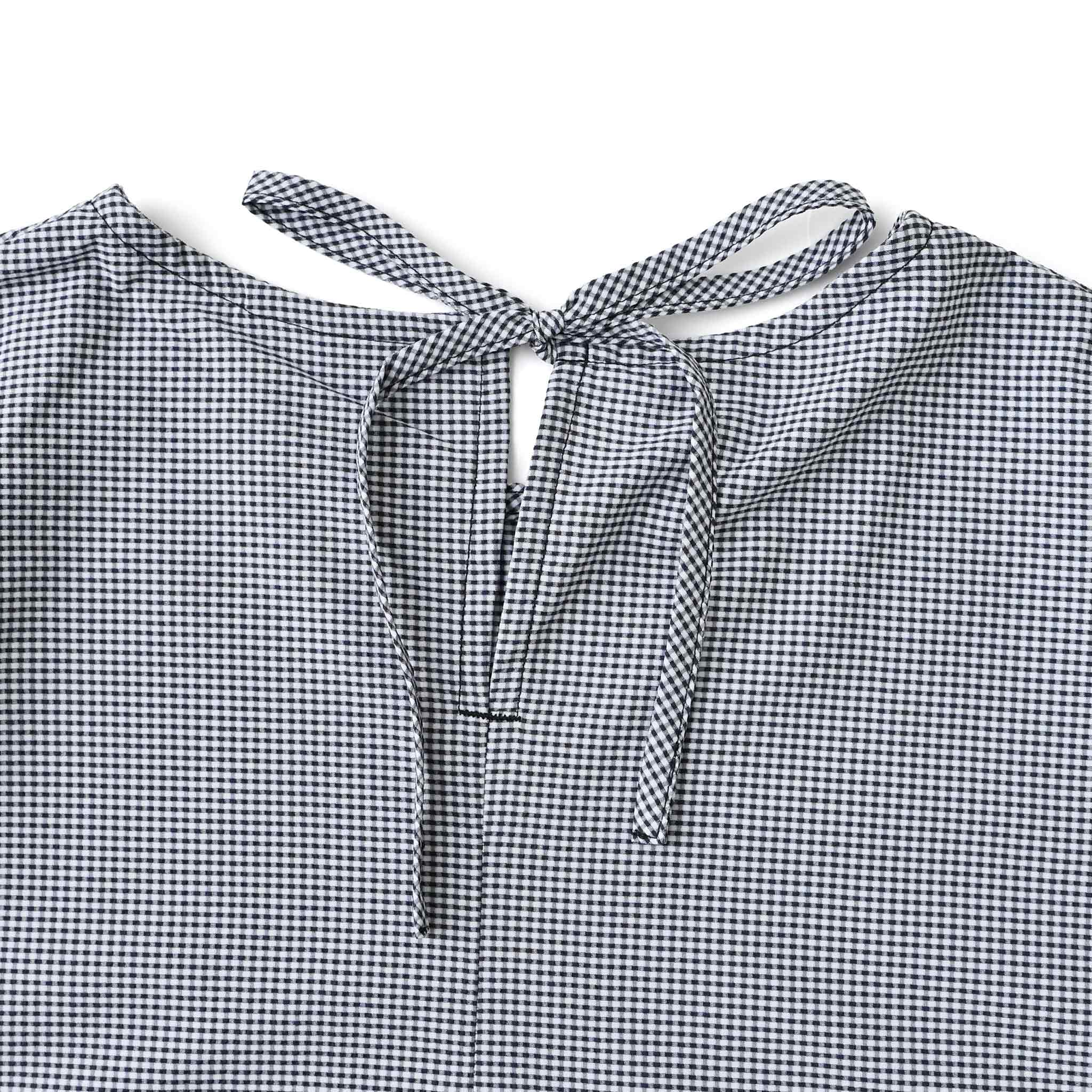 【THOUSAND MILE】フレンチスリーブ＆ロングパンツ(バッグ付き)チェック柄