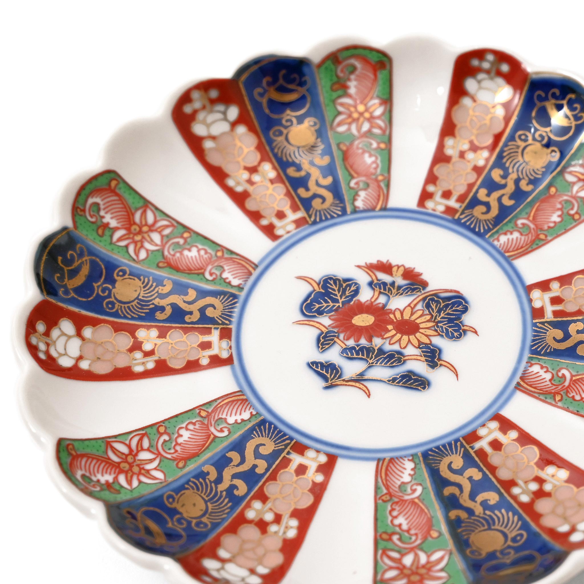 【林九郎窯】見込菊花紋 3号皿