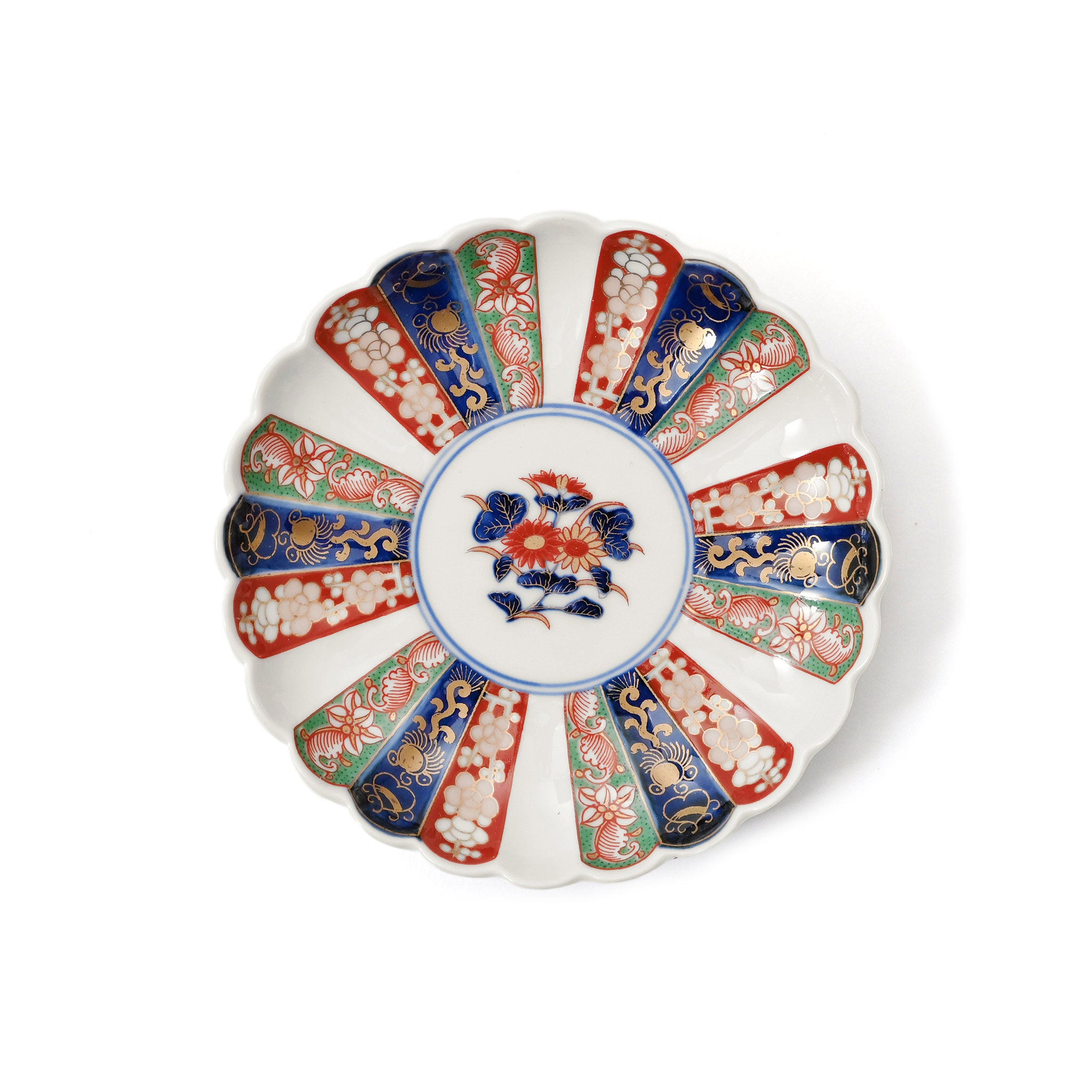 【林九郎窯】見込菊花紋 3号皿