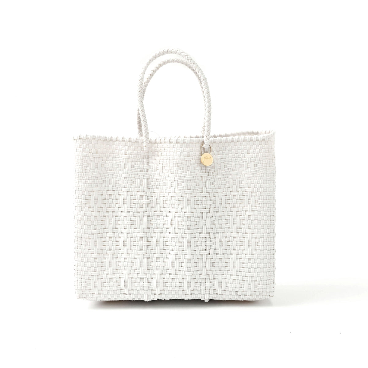 レトラ メルカドバッグバケット ホワイト MERCADO BUCKET SLIM STYLE - PLAIN /White - (LONG HANDLE