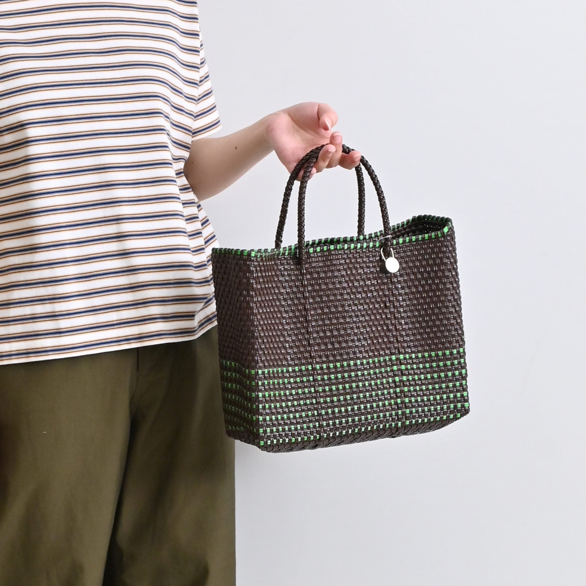 【Letra】 MERCADO メルカドバッグ  HALFCHECK(XS)