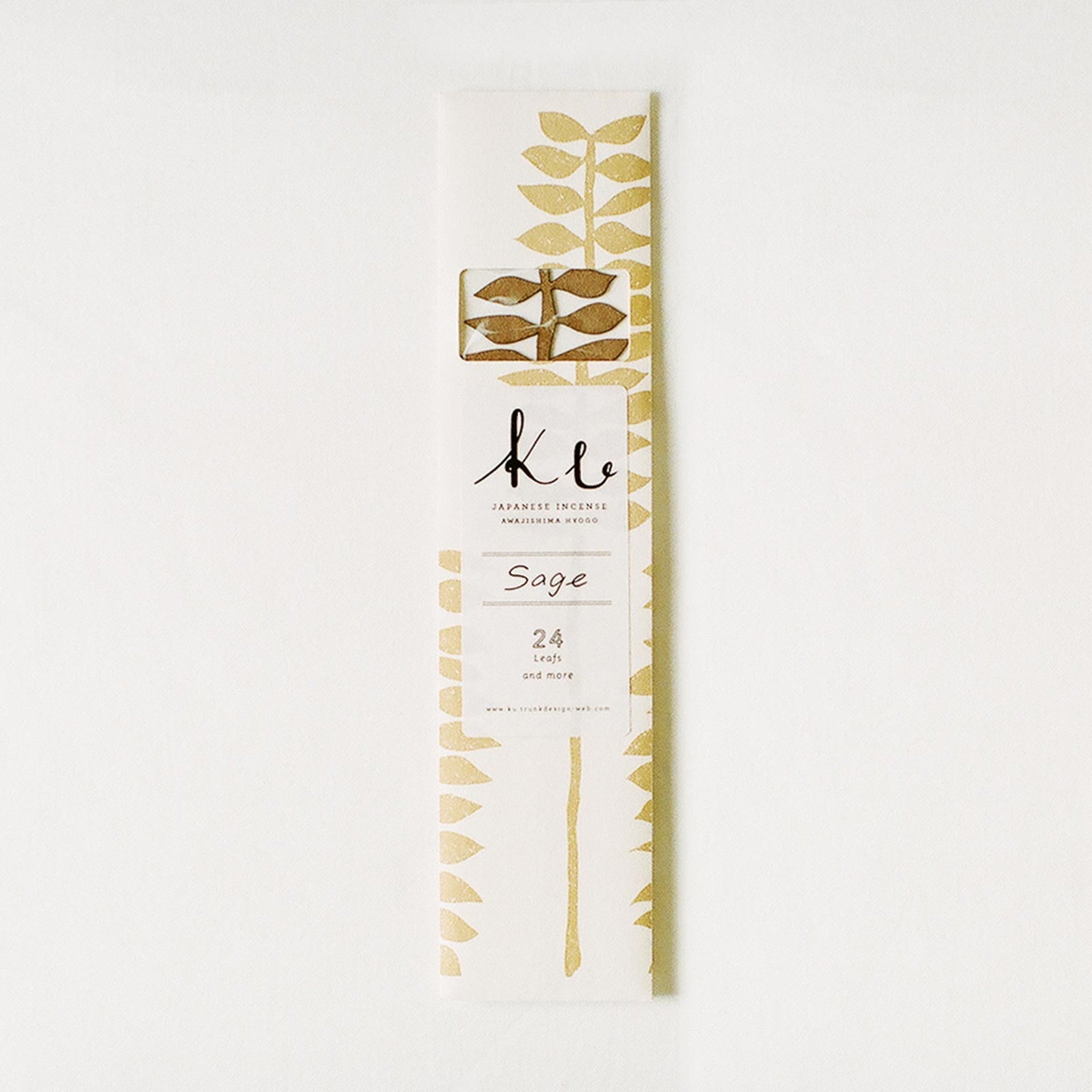 【Ku/クウ】WASHI INCENSE (Sage)