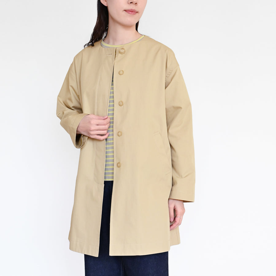 【Kit】Work coat - Clay コットンナイロンギャバ -