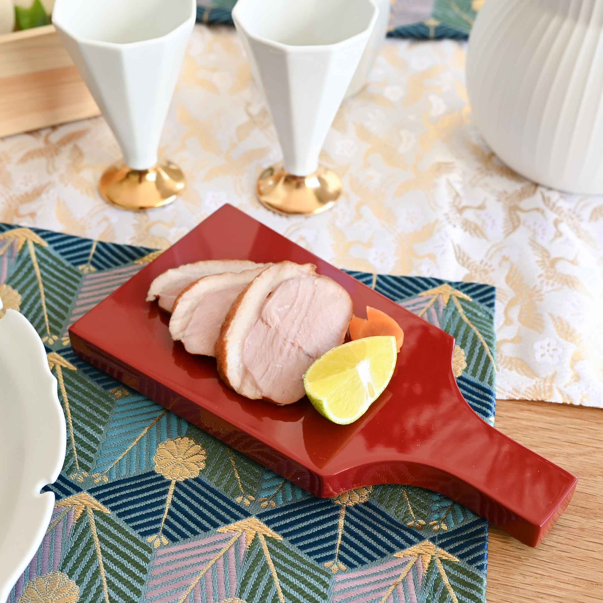 プレート[睦月] 羽子板