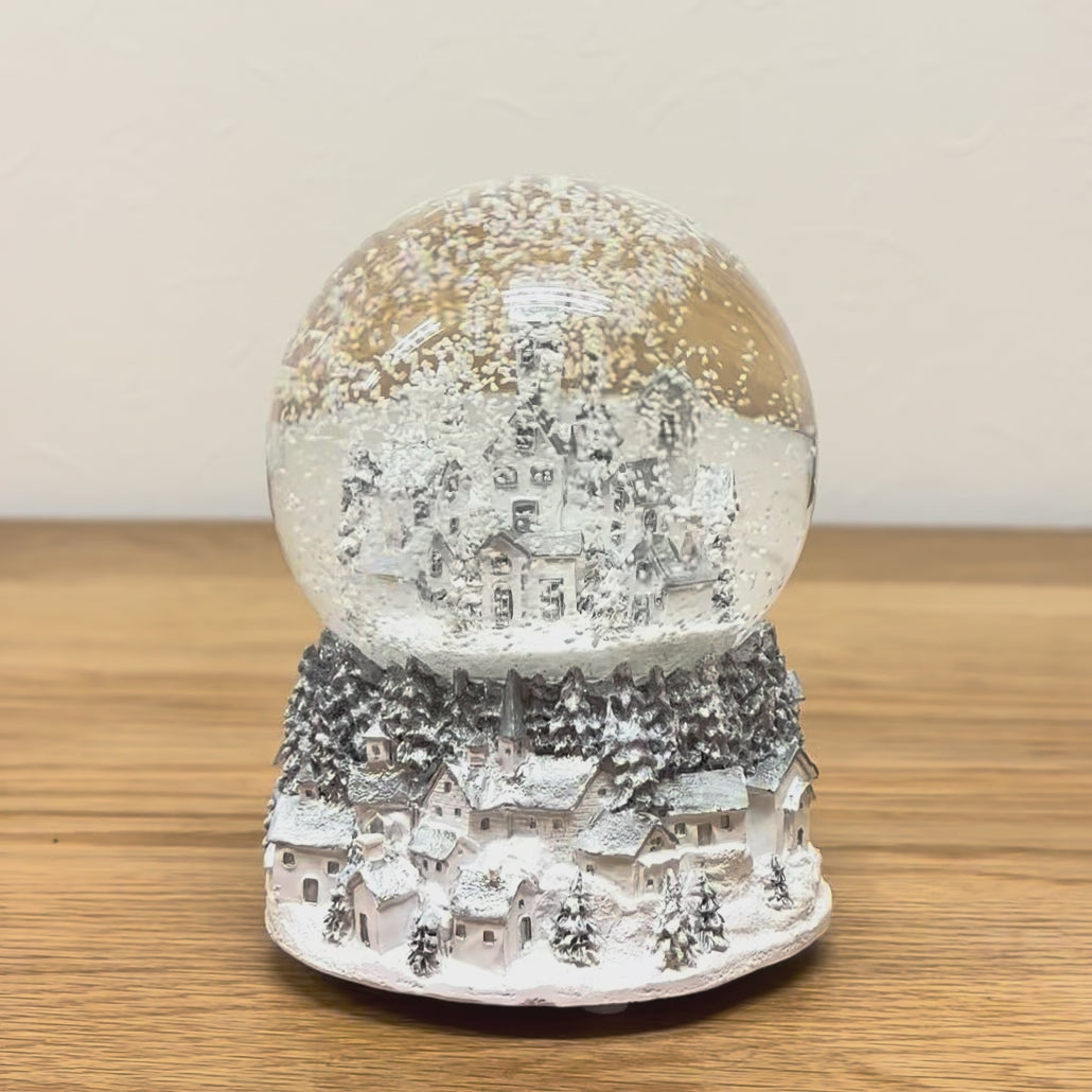 オルゴール付きスノードーム[ルミナス ] スノータウン | deux C(ドゥ